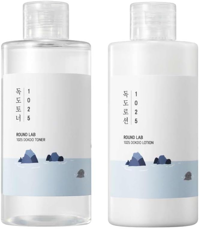 Roun LA 102 Dokd Tone Dokd Lotio Se Gentl Exfoliatin Dea Ski Cell Withou Irritation Hydrating Water Typ Toner Lotion fo Sensitiv Ski (6.76fl.oz)