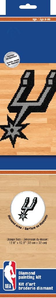 DIAMON DOT NB Sa Antoni Spur Basketbal Diamon Paintin Kit fo Adult Diamon Ar Kit Relaxin Creativ Craf Ki wit Dot Gem 12.6inchx12.6inch