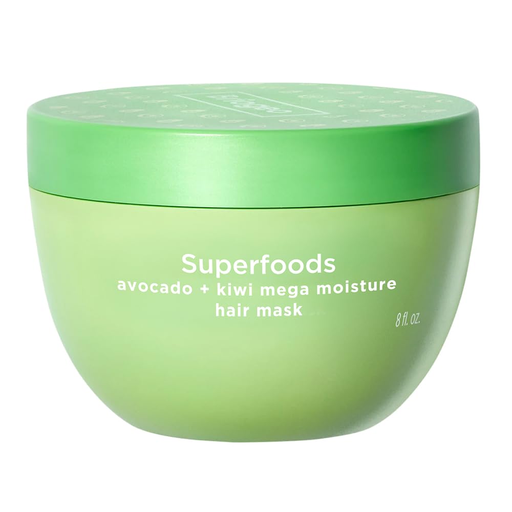Brioge Superfood Avocad Kiw Meg Moistur Mask Protein-Free Dee Hydration Enhanc Shine Moisturizin Mas fo Dr Hair Loc I Moisture Vegan Cruelty-Free f oz