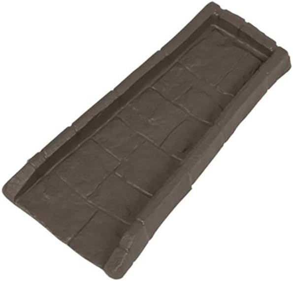 Suncast Outdoor System Protective Decorative Rain Gutter Downspout Splash Block, Easy to Install, Lightweight 1.3 Pounds, Java 4 Pack