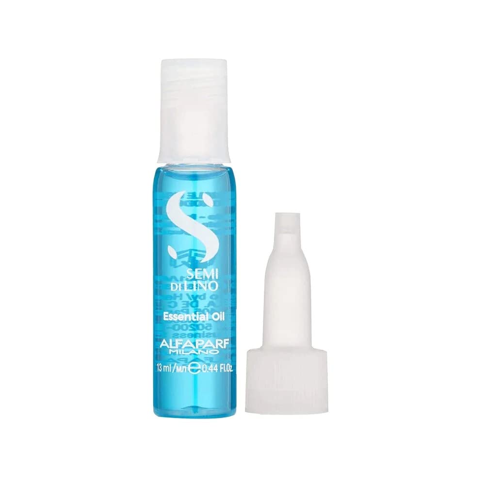 ALFAPAR MILAN Sem D Lin Sublim Essentia Hai Oi Treatmen Lightweigh Hai Treatmen fo Glossy Shin Hai Increas Softnes an Luminosit Color-Saf (1 Vials 0.4 f o Each)