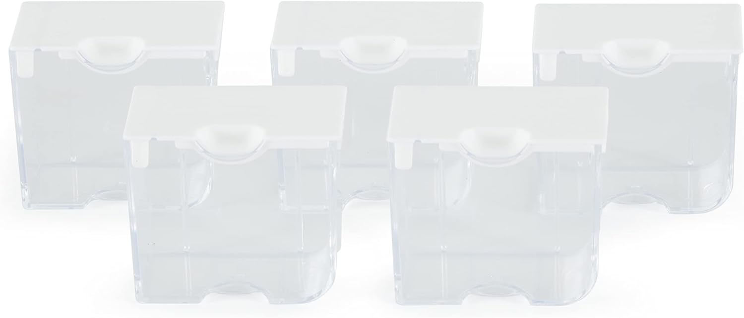 Bea Storag Solution Plasti Stackabl Organize Tra Bundl wit Li an 3 Siz Mediu Container fo Bead an Craf Supplies