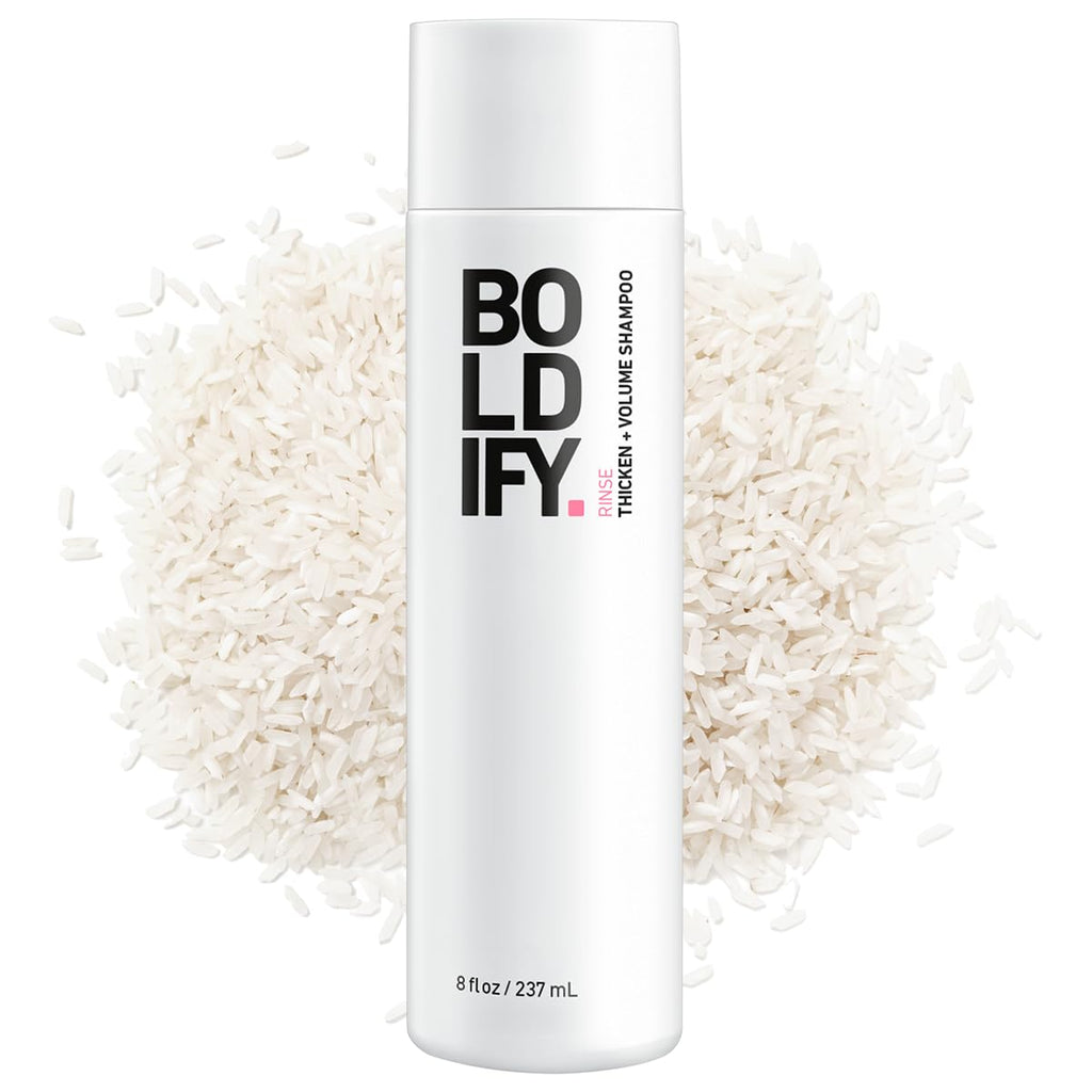 BOLDIF Thickenin Shampo Ric Wate fo Thinnin an Oil Hai Volumizin Shampo fo Fin Hair Weightlessl Remove Exces Oi 8oz