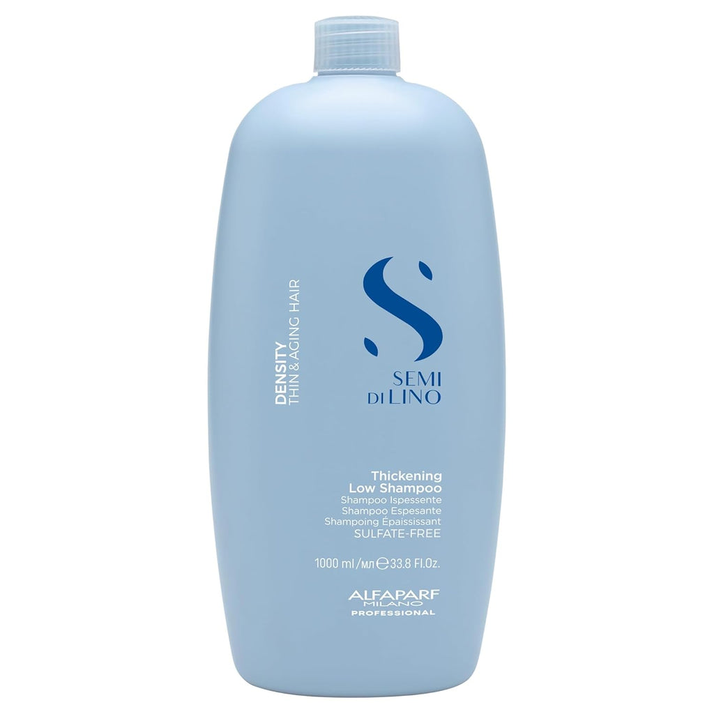 Alfapar Milan Sem D Lin Densit Shampo Sulfate-Fre Hai Thickenin Shampo Gentl Cleansin Shampo wit Fille Comple Protect Hydrate fo Long-Lastin Color
