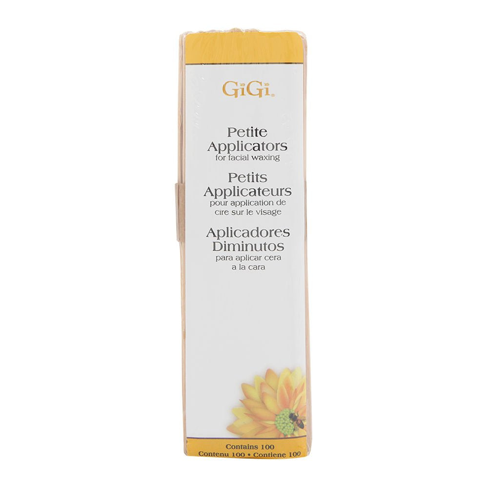 GiGi Wax Sticks for Hair Removal ¨C Petite, Wax Applicator Sticks, Wooden Waxing Stick for Eyebrow, Chin Facial Waxing, 100 ct