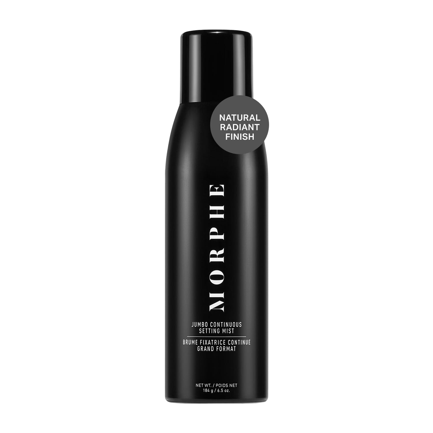 Morphe Jumbo Continuous Setting Spray - Micro-Fine Makeup Setting Spray with a Natural Radiant Finish - Helps Makeup Resist Caking or Fading Increases Wear of Foundation (6.5 fl oz)