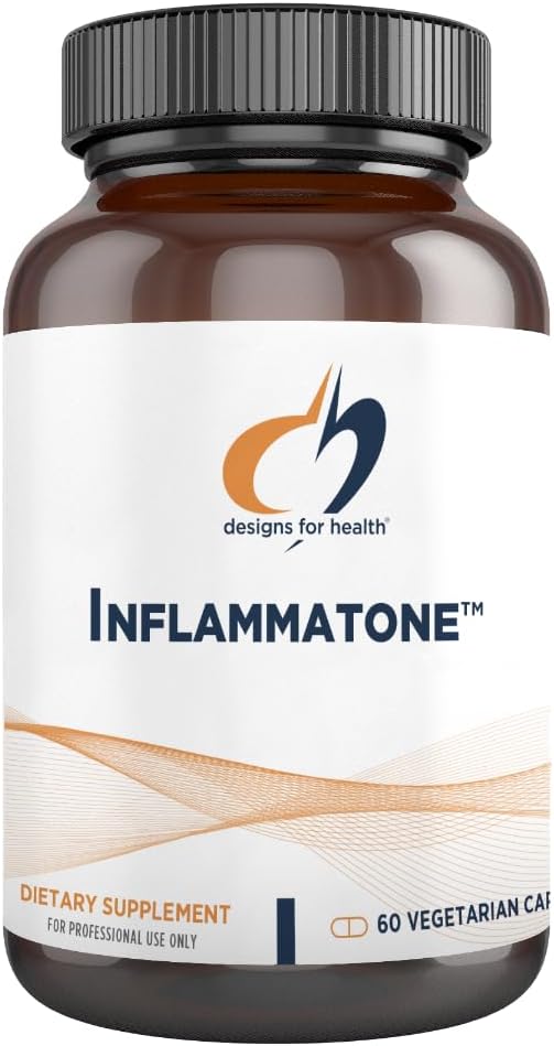 Design fo Healt Inflammaton Turmeri Supplement wit Proteolyti Enzymes Boswellia Querceti Resveratro (6 Capsules)