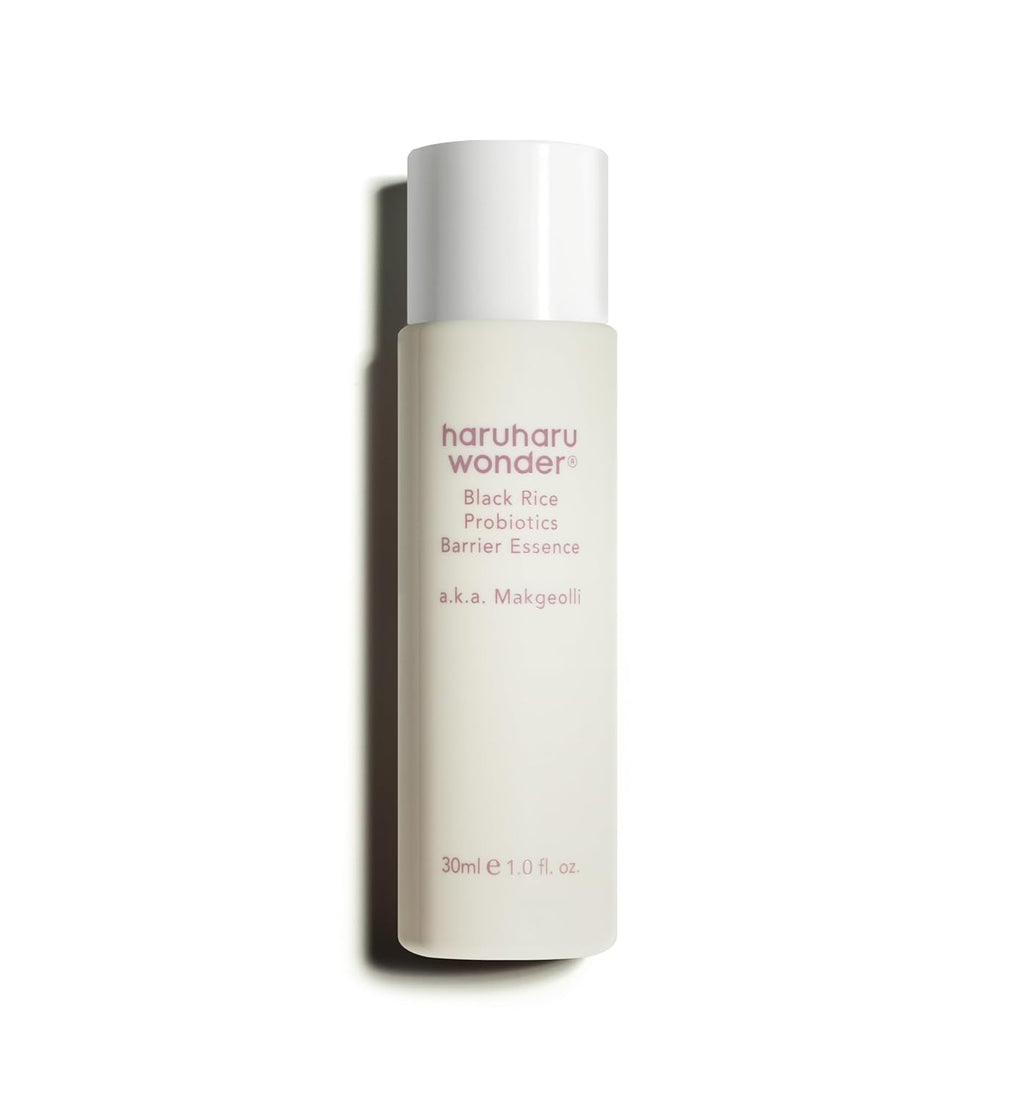 haruharu Wonder Black Rice Probiotics Barrier Essence, Skin Flooding & Layering, Strengthens Skin Barrier, Moisturizes, Glowy Radiant Skin, Ceramide & Panthenol, Holiday Stocking Stuffer, 4.05 fl.oz