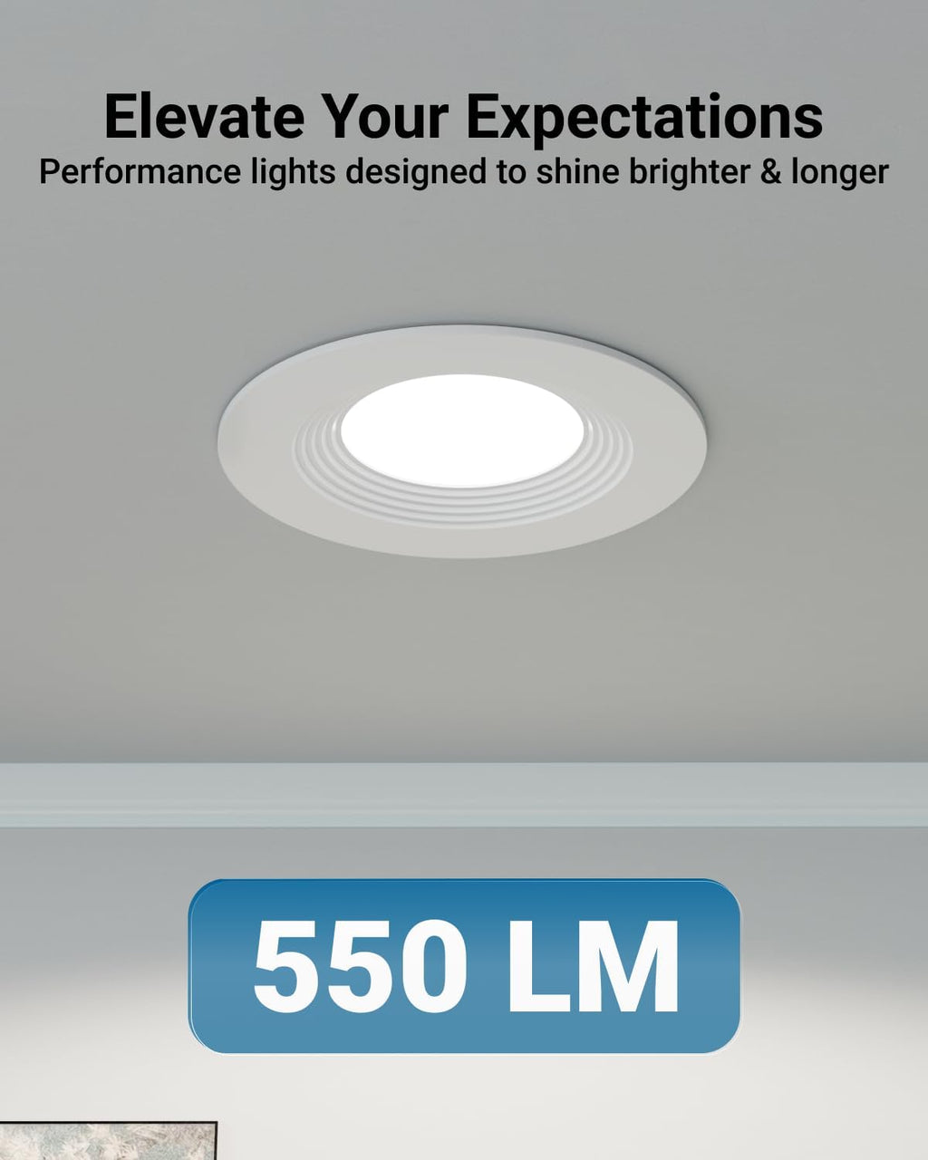 Sunco 12 Pack 3 Inch Recessed Lighting LED, Canless Ultra Thin Flush Mount Ceiling Fixture Light with Junction Box, 550 Lumens, Selectable CCT 2700K/3000K/4000K/5000K/6000K, Dimmable, 6W=50W UL/ETL