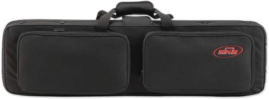 SK Case Rugge Exterio an Rigi Foa Interio Hybri Breakdow Trave Shotgu Cas fo 33.7 Inc Barrel wit Externa Pouches Black