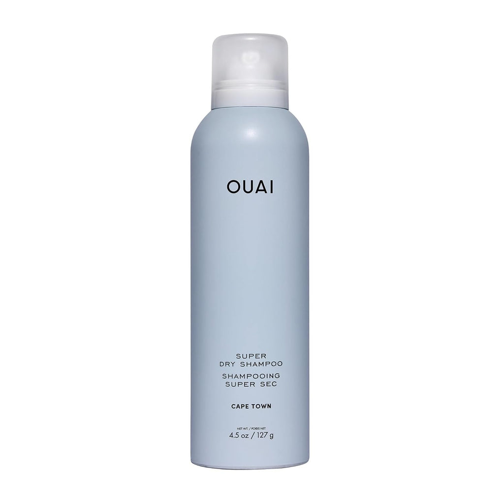 OUAI Super Dry Shampoo - Volumizing Dry Shampoo - Absorbs Oil, Dirt Sweat - Blends Seamlessly into Hair with Zero Residue Enriched with a Long-Lasting Scent - Cape Town (4.5 oz)