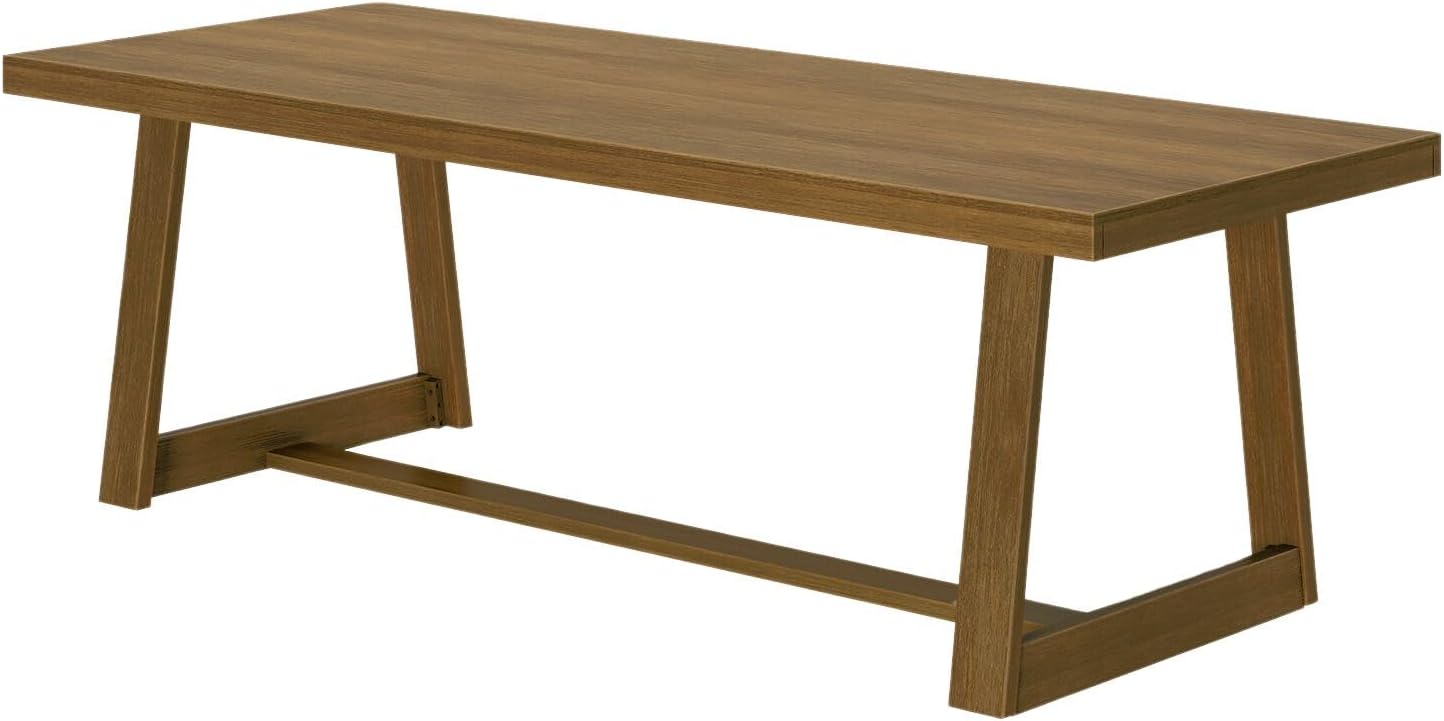 Plank+Bea Classi Rectangula Dinin Roo Tabl (94i 2380mm) Peca Wirebrush
