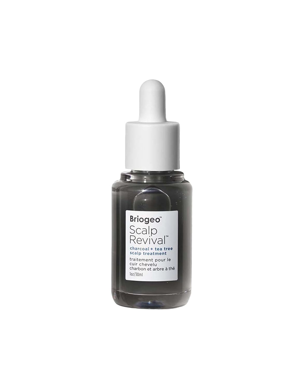 Brioge Scal Reviva Charcoa Te Tre Scal Treatment Scal Seru t Sooth Dry Flaky Itch Scalp Absor Oil Hydrat Dr Scalp Clarif Buil Up Vegan Cruelty-Free f oz