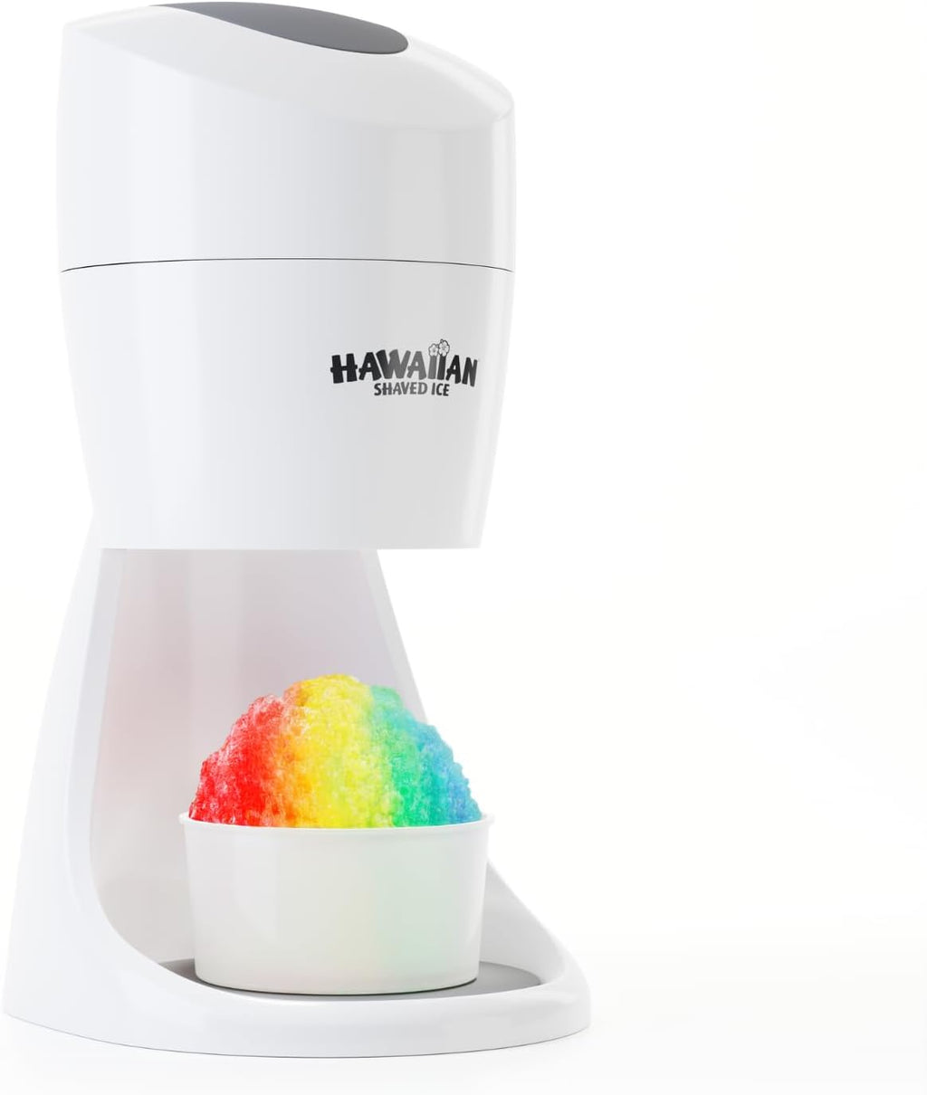 Hawaiia Shave Ic S900 Sno Con an Shave Ic Machin wit Reusabl Plasti Ic Mol Cups Non-sli Mat Instructio Manual 1-yea Manufacturer¡¯ Warranty 120V White