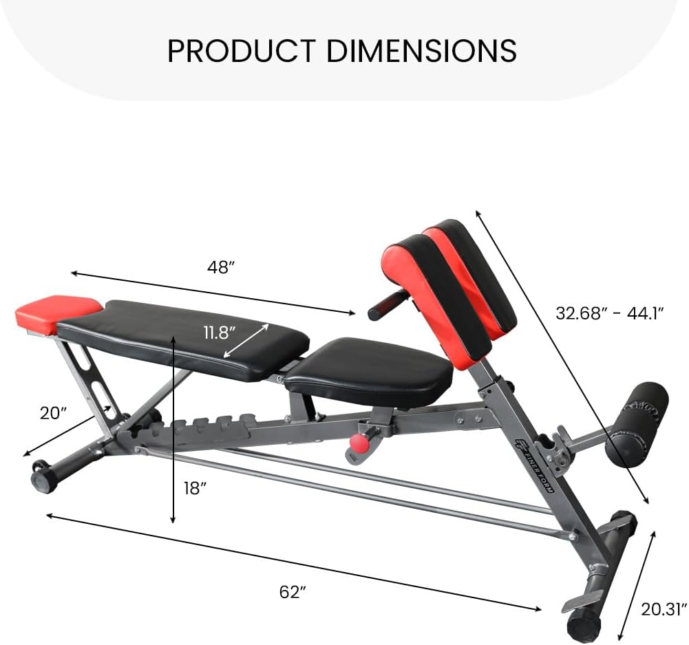 Fine For Multi-Functiona FI Weigh Benc fo Ful All-in-On Bod Workou Hype Bac Extension Roma Chair Adjustabl A Si u Bench Inclin Declin Bench Fla Bench