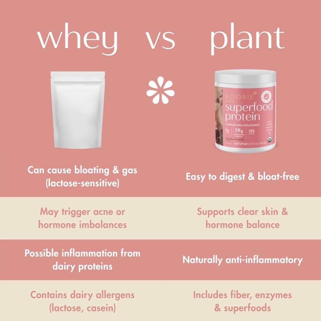 Body Superfood Protein Pregnancy and Postpartum Meal Replacement Shake, Vanilla Chai Flavor | 19g Protein | Safe for Lactation Motherhood | Organic, Vegan, Zero Sugar, 1 Tub (20 Servings)
