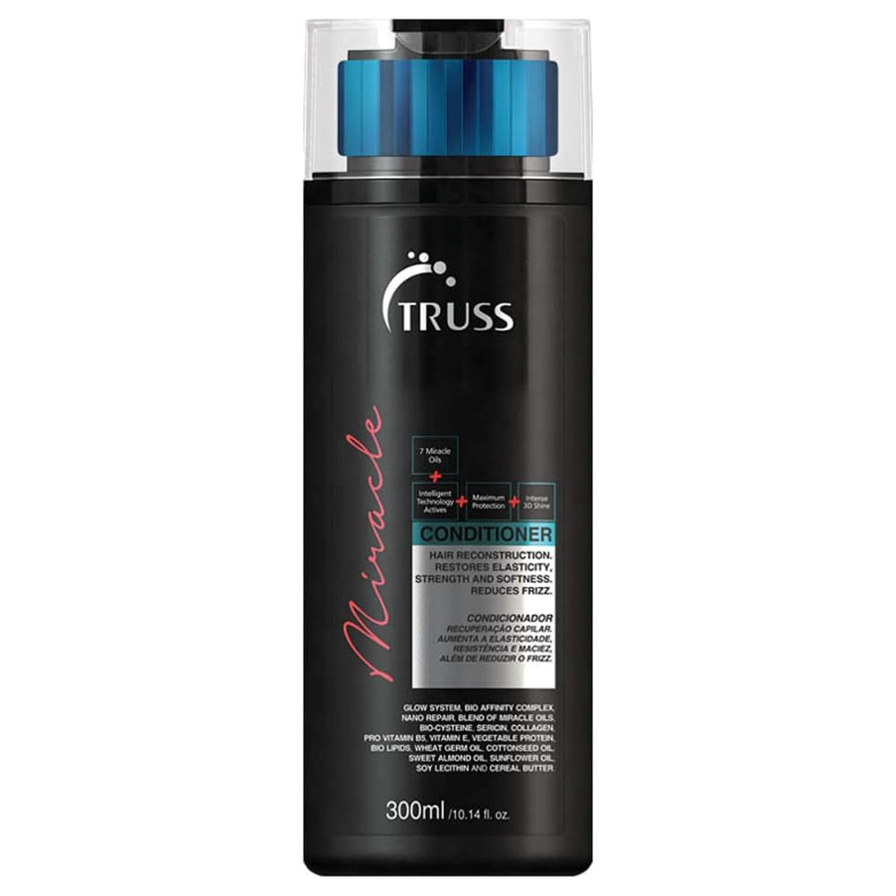 TRUS Miracl Hai Conditione fo Wome Me Anti-Agin Colo Protectio Hai Car Anti-Friz Hydratin Conditione Help Restor Elasticity Strengt Shin (10.1 oz)