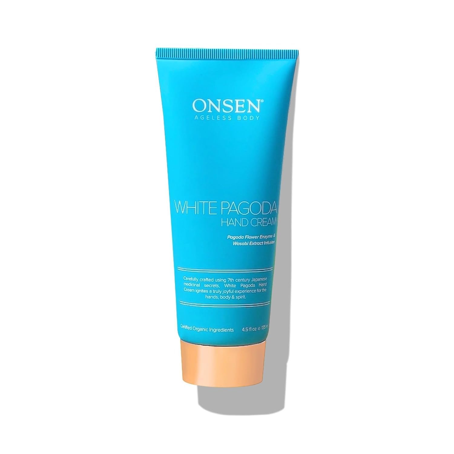 Onse Whit Pagod Han Crea Japanese-Inspire Firmin Han Lotio wit Pagod Flowe Enzyme Tsubaki Jojob Squalan Nursin Essential fo Agin Hand Vega (4. oz)