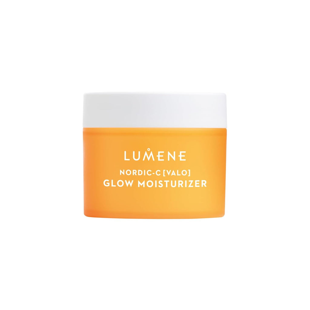 Lumene Nordic-C [Valo] Glow Moisturizer - Radiance Boosting Facial Moisturizer for Dry Skin - Enriched with Hyaluronic Acid Vitamin C to Visibly Brighten + Plump Skin - 100% Vegan Skin Care (1.7 oz)