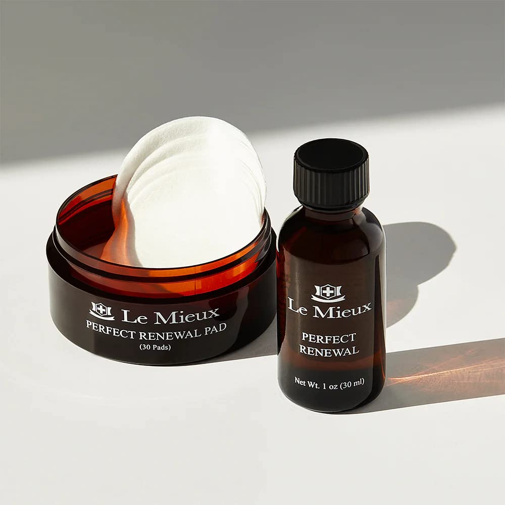 L Mieu Perfec Renewa Se Gentl Pee fo Fac wit Mandeli Acid Hyaluroni Acid Licoric Roo Niacinamid Facia Pee Pad fo Clogge Pore Dar Spot Radianc (3 m 3 Pads)