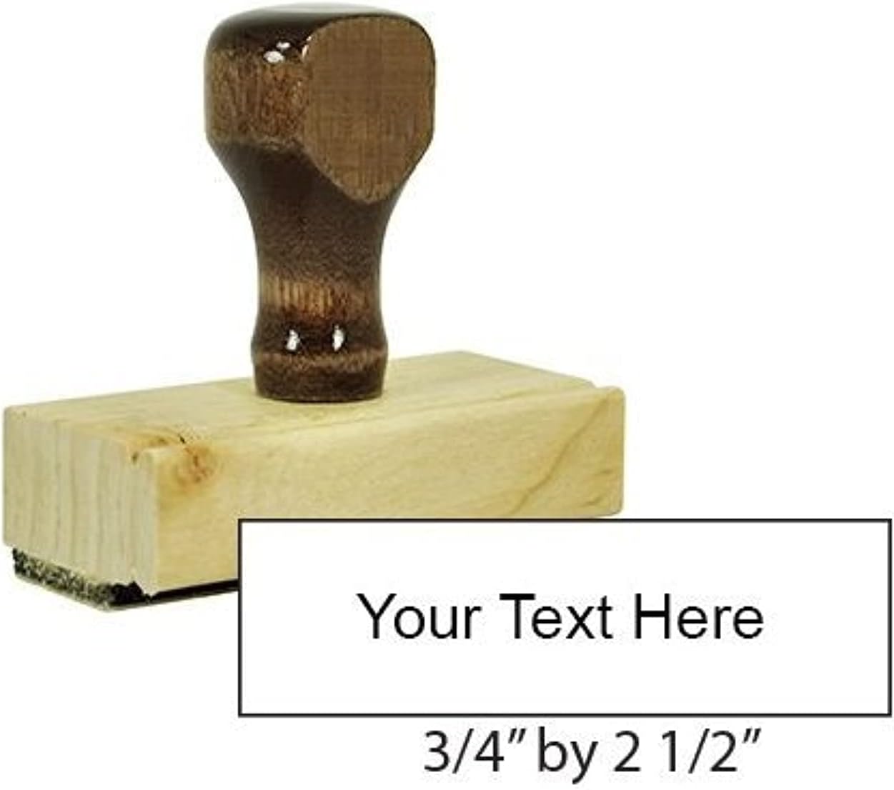 ExcelMark Traditional Custom Rubber Stamp (Medium)