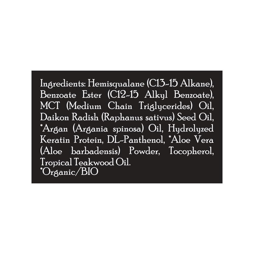 Brickel Men' Arga Oi fo Hair Natura an Organi Hai Oi Fo Men Lightweigh Hai Treatment Ounce Scented