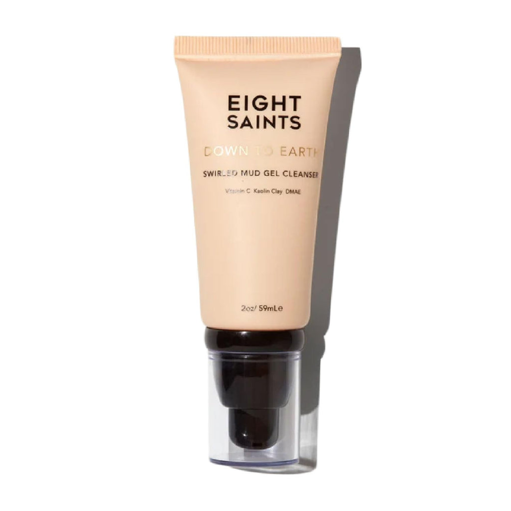Eight Saints Down To Earth Mud Gel Face Wash, Natural and Organic, Gentle and Effective Daily Anti Aging Facial Cleanser, Makeup Remover, Nourishing and Hydrating Face Cleanser, 6.7 Ounces