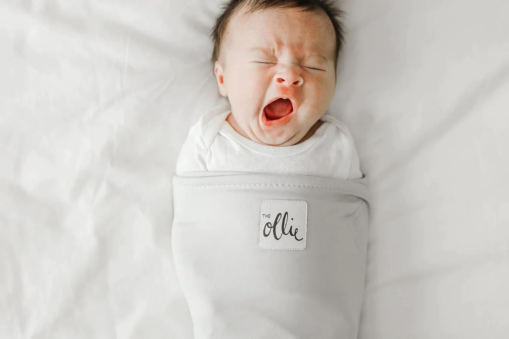 Th Olli Swaddl Bundl  Slee Swaddle fo Babie Breathable Moisture-Wickin Fabri t Preven Overheatin Soft Adjustabl Fi Idea fo Newborn (Sk Stone)
