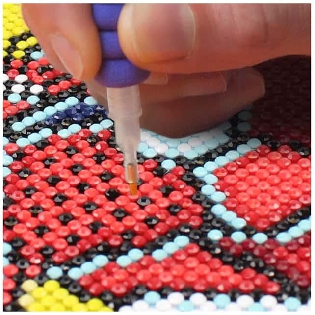 Diamon Dot Iro Ma Armour Marve Diamon Paintin Kit fo Adult Diamon Ar Kit Relaxin Creativ Craf Ki wit Dot Gem 12.6inchx12.6inch