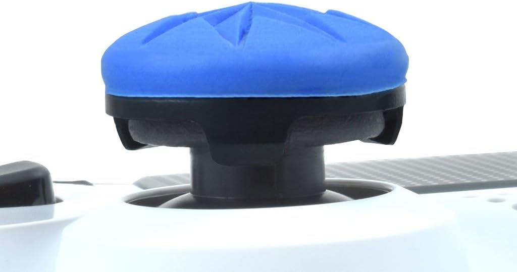 KontrolFree FP Free Edg fo PlayStatio (PS4 an PlayStatio (PS5 Performanc Thumbstick  High-Ris Convex Low-Ris Conve Blue