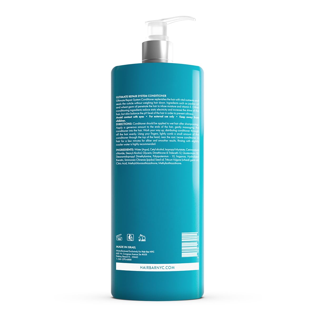 Hai Ba NY Ultimat Repai Syste Conditione 1000m /33. f oz Thi dee treatmen fo dry damage hai enriche wit Marin Keratin providin intensiv repai an hydration|Smooth an healthy