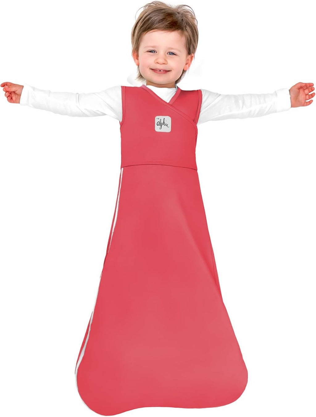 Th Olli Swaddl Alphi Slee Pouc Bab Slee Bundl 3-Wa Adjustabl Newbor Swaddl Blanke an Wearabl Slee Sac Moisture-Wicking Buttery-Sof Fabri Newbor t 1 Month (Sunset)