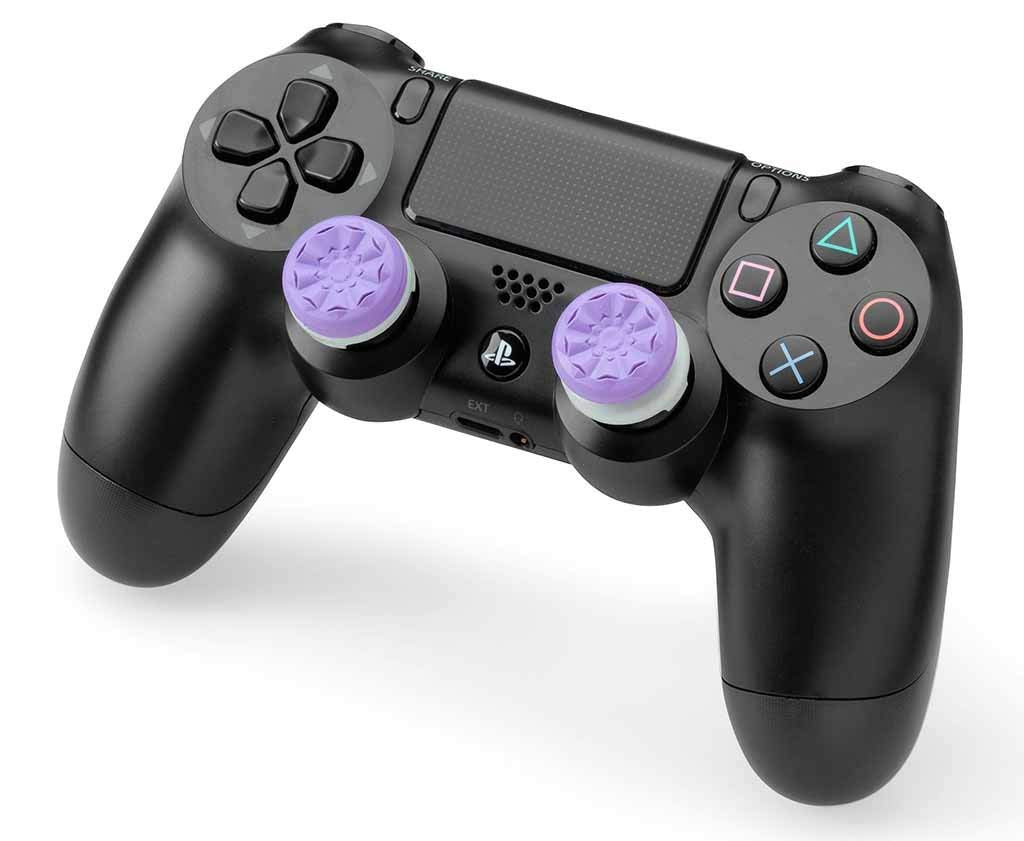KontrolFree FP Free Galax Purpl fo PlayStatio (PS4 an PlayStatio (PS5 Performanc Thumbstick  High-Rise Mid-Ris Purple