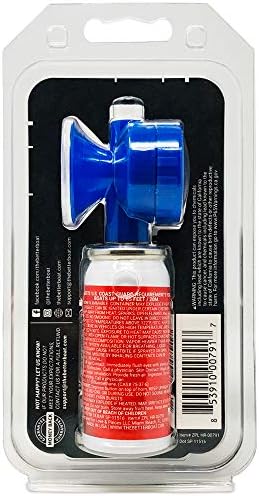 Marine Safety Air Horn, Very Loud Handheld Fog Horn, Mini Compressed Can 1.4oz for Boating and Walking Safety 1.4oz