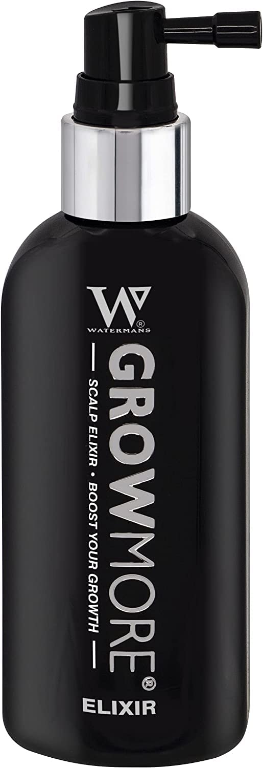 Waterman Gro Mor Hai Growt Seru Support Thicker Stronge Hai wit Biotin Rosemar DH Blocker Lightweight Fast-Absorbin Vega Help ImpScal Densit 3. f oz