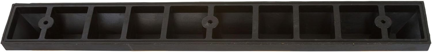 Guardian 4' Rubber Parking Curb with Mounting Holes Hi-Vis Yellow UV-Resistant for Paved, Gravel Parking Lot 4inch H