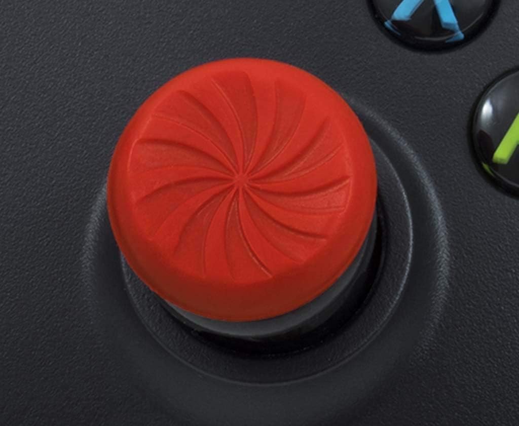KontrolFree FP Free Infern fo Xbo On an Xbo Serie Controlle Performanc Thumbstick  High-Ris Concav Red