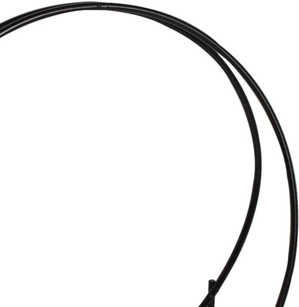 Panacea Adjustable Heavy Duty 40 Inch Thick Tubular Steel Hoop Style Log Rack with Powder Coated Finish for Wood Stacking, Black