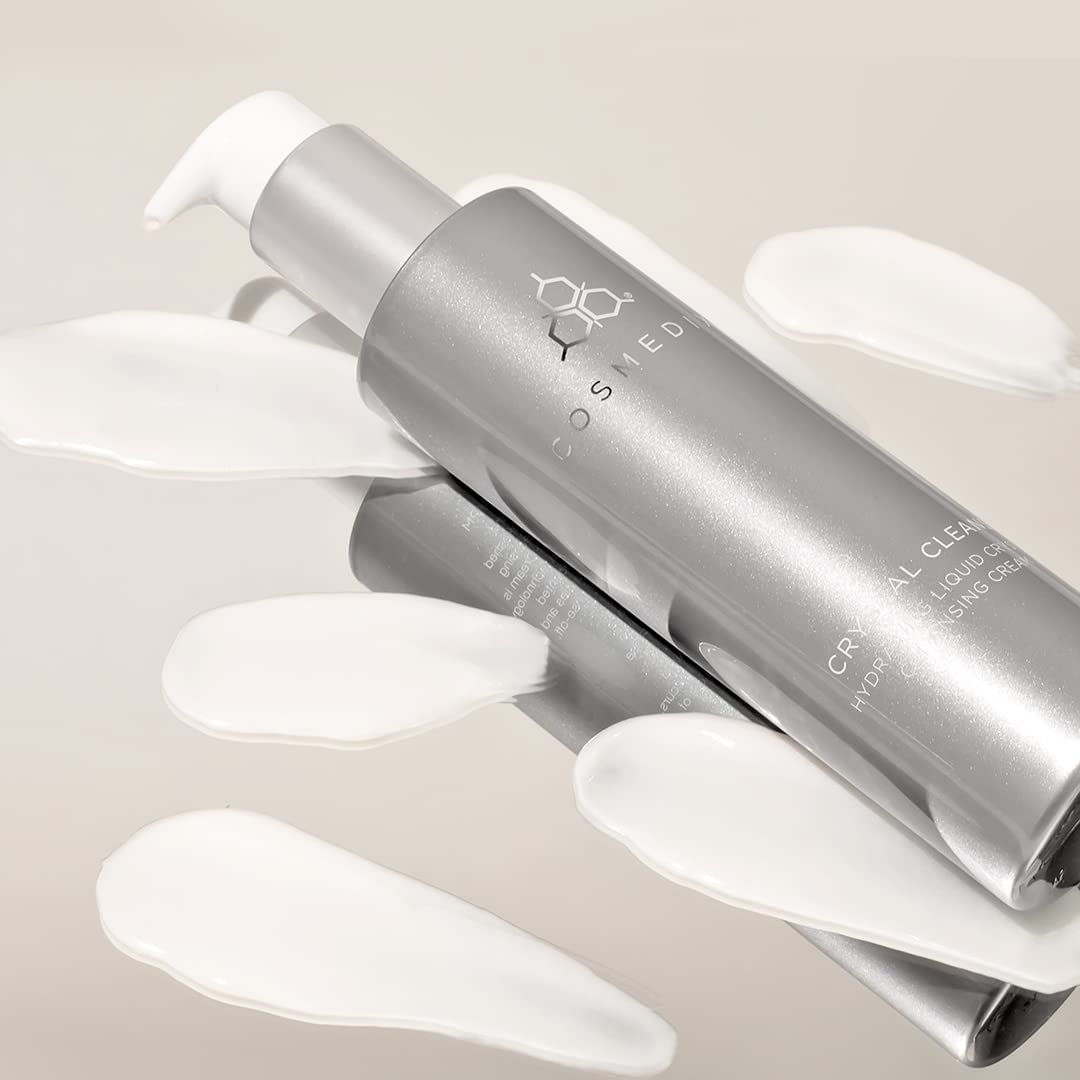 COSMEDI Crysta Cleans Liqui Crea Facia Cleanse Dee Cleanin A P Cleanse fo Fac wit Moisturizin Hydratin Crysta Technolog fo Dirt Oil Makeu Impuritie Al Ski Types
