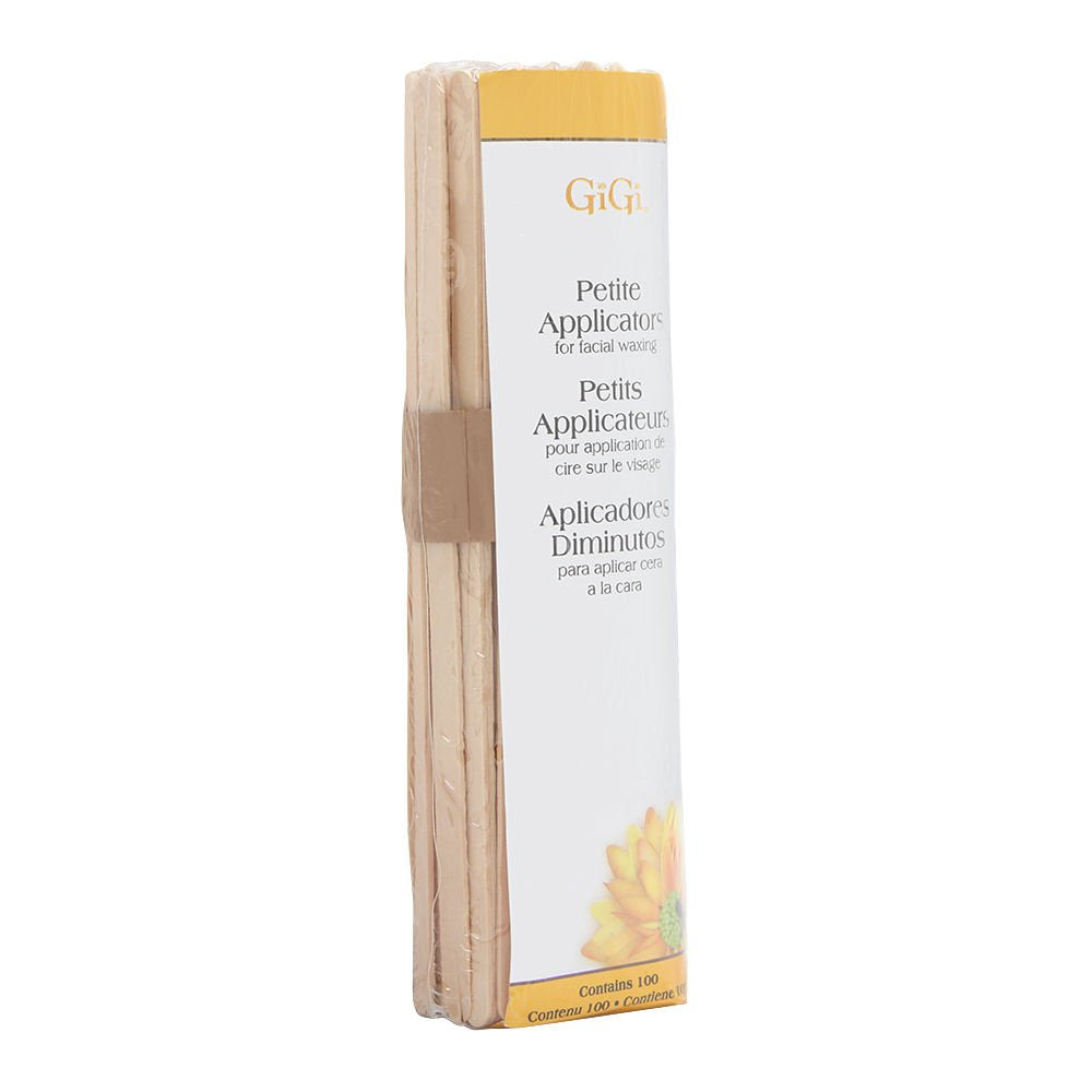 GiGi Wax Sticks for Hair Removal ¨C Petite, Wax Applicator Sticks, Wooden Waxing Stick for Eyebrow, Chin Facial Waxing, 100 ct