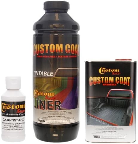 Custo Coa Brigh Whit Quar Urethan Spray-O Truc Be Line Ki Eas Mixing Jus Shake Shoo Professiona Durabl Texture Protectiv Coating Preven Sto Rus Car Aut Equipment