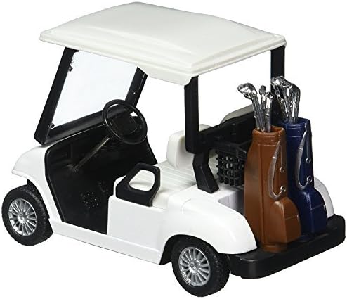 KiNSFUN Golf Cart 4?inch Die Cast Metal Model Pullback Action Toy