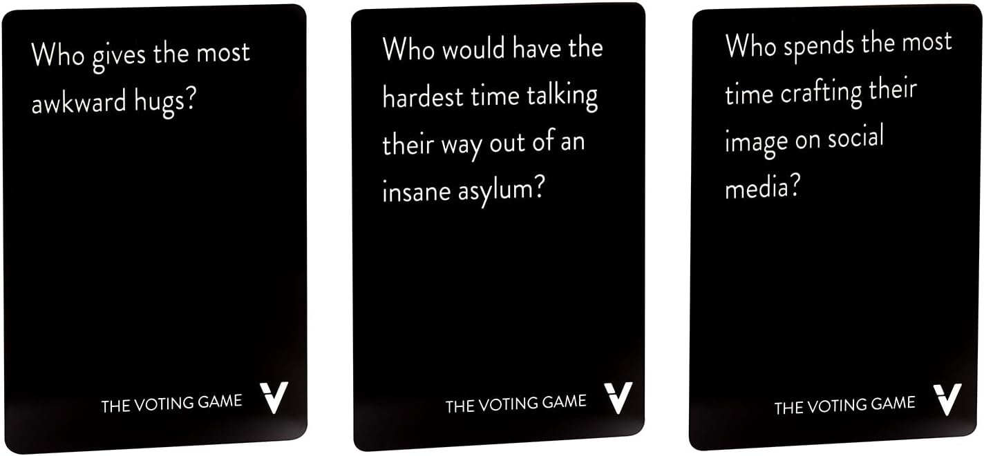 Th Votin Gam Th Hilariou Adul Part Car Gam Abou Findin Ou Wh You Friend ar Perfec fo Colleg Students Fu Partie an Boar Game Nigh wit You Friends