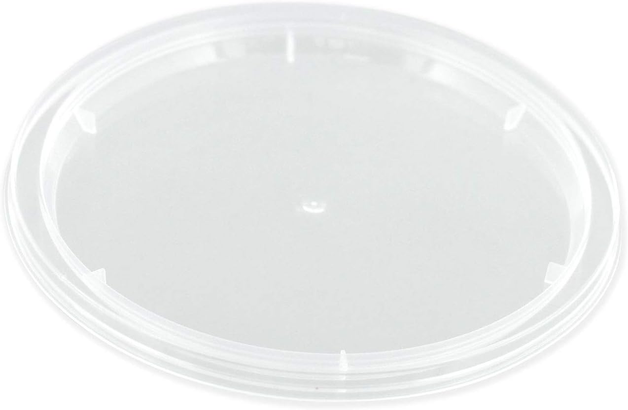 Custo Sho Pain Mixin Cu Lid Onl (Bo o 50 Quar Siz Exclusivel Fit Custo Shop/TC Globa Cups 6 Ounc Siz Aut Pain Cu Lid fo Acryli Paint Epox Resi Containers
