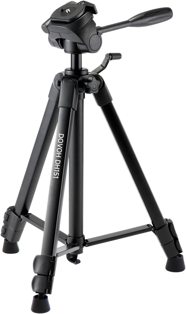 Heav Dut Tripo fo Lase Level Adjustabl Heigh fo Camer wit Bubbl Leve 1/4inch-2 Scre Mount DH151