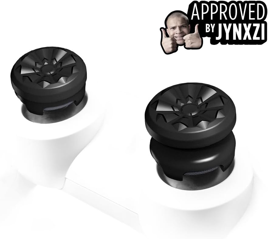 KontrolFree FP Free Galax Blac fo PlayStatio (PS4 an PlayStatio (PS5 Performanc Thumbstick  High-Rise Mid-Ris Blac (Limite Edition)