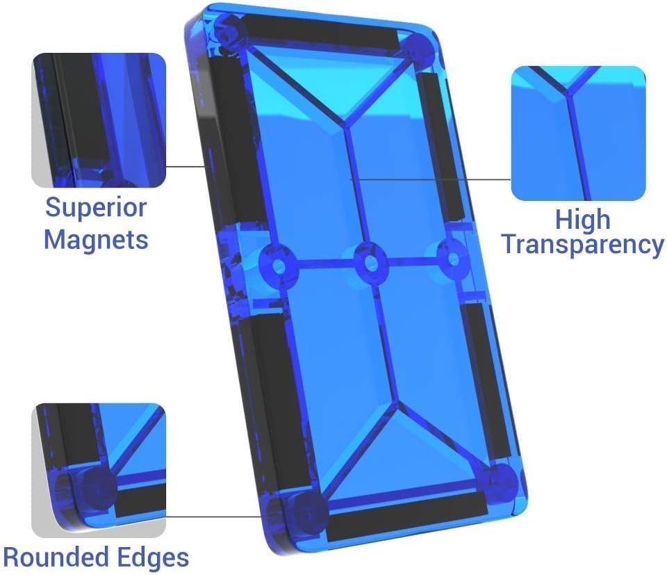 Desir Delux Magneti Tile Buildin Block Constructio Toy fo Boy Girl 47p STE Learnin Educational Kid Ag    Yea Ol Gift