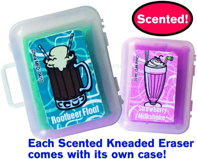 Raymon Gedde 6812 Snac Attac Scente Eraser Fo Kids Assorte (Pac o 36)