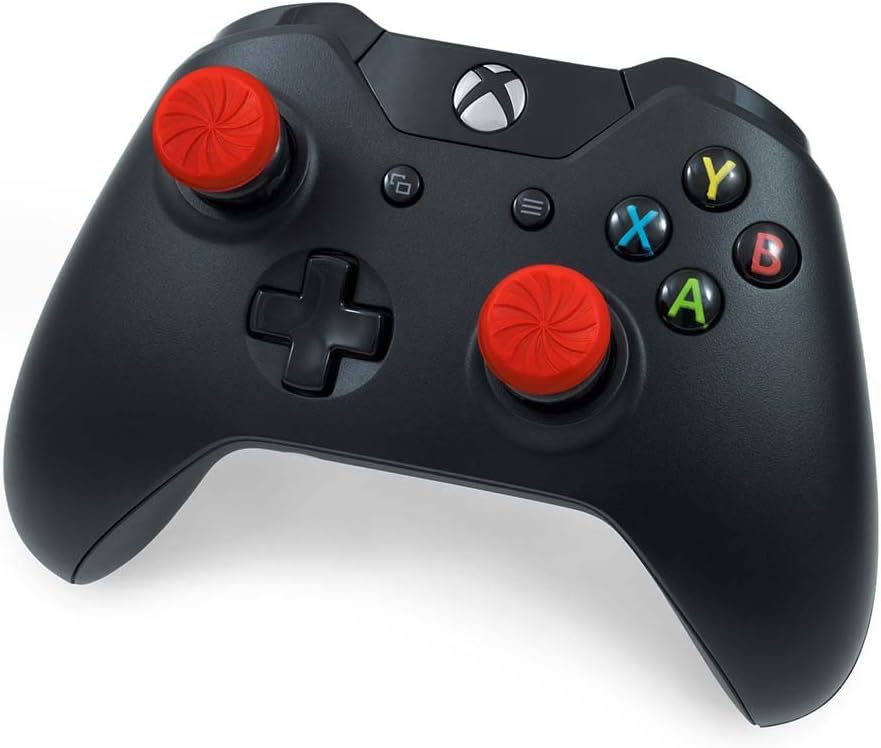 KontrolFree FP Free Infern fo Xbo On an Xbo Serie Controlle Performanc Thumbstick  High-Ris Concav Red