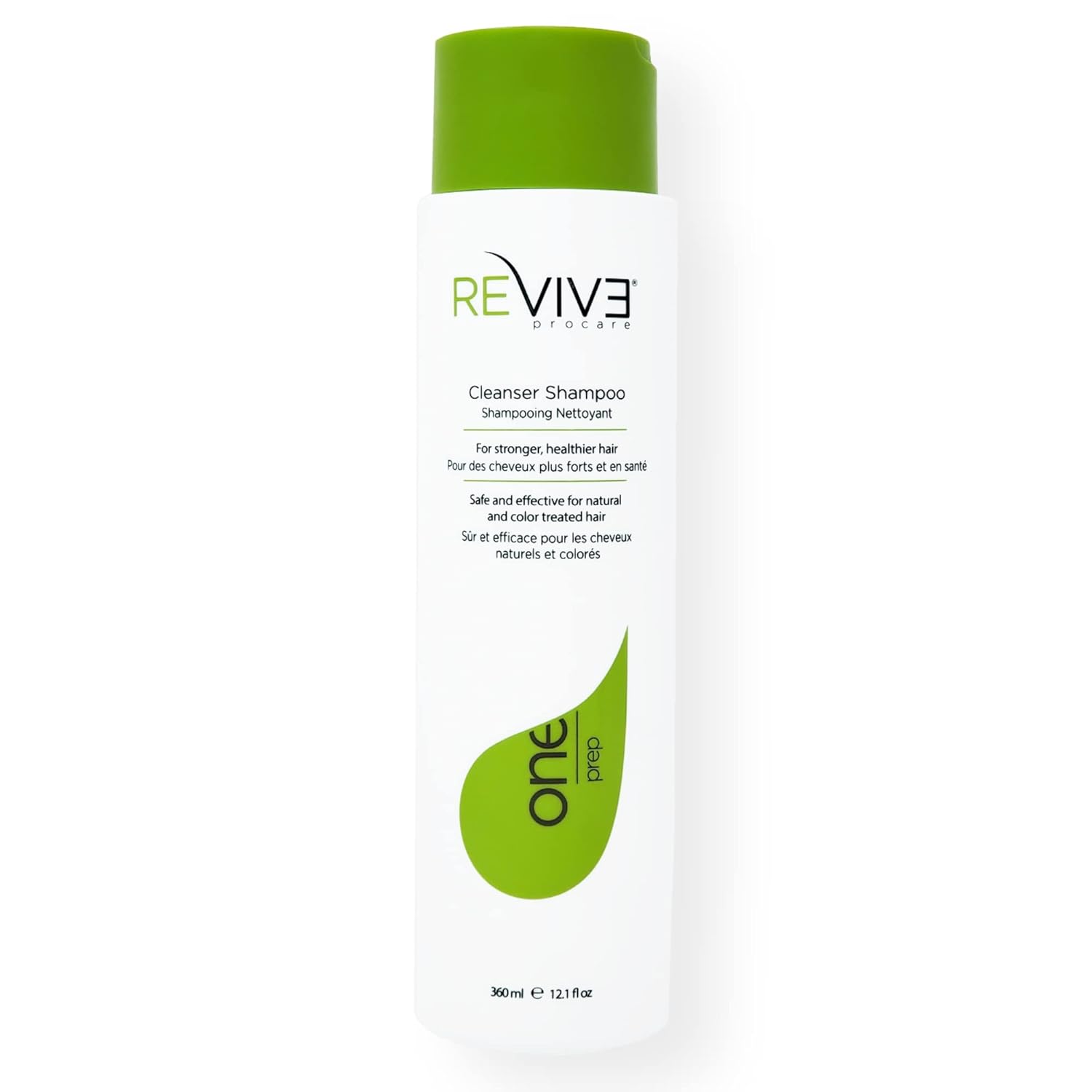 Reviv3 Procare PREP Cleanser Shampoo Clinically Tested Hair and Scalp Care Anti-Thinning and Fine Hair Cleansing Shampoo Color Safe All Hair Types For Women and Men